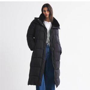 Abercrombie & Fitch Charcoal Puffer Jacket